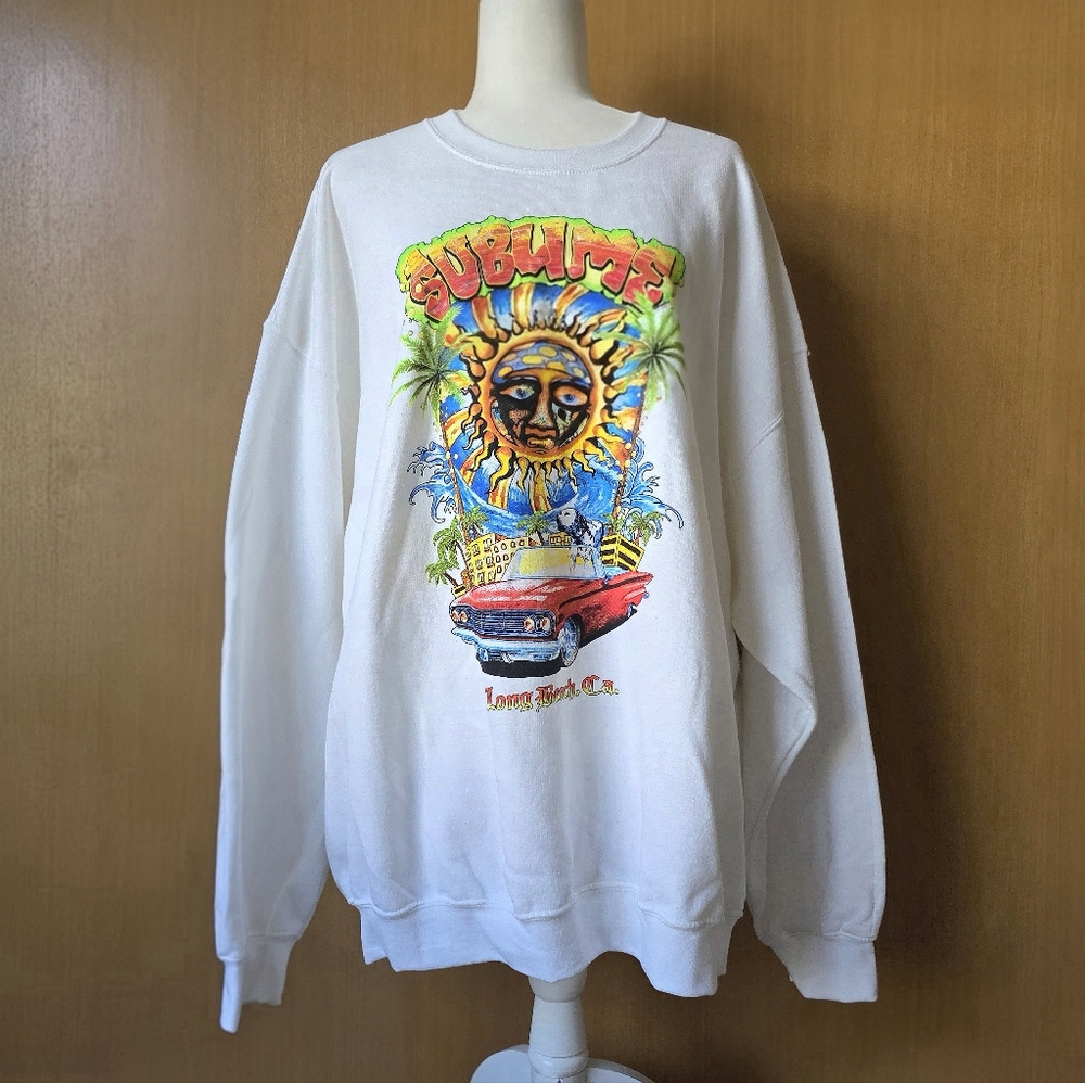 NWT Sublime Sun Sweatshirt XL | Vintage 90s Band Graphic Pullover